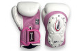 Боксерские перчатки Twins Special BGVL6 MK pink white 10 oz Боксерские перчатки Twins Special BGVL6 MK pink white 10 oz