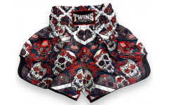 Шорты для бокса Twins Special TBS Halloween Orange 2XL Шорты для бокса Twins Special TBS Halloween Orange 2XL