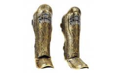 Защита голени Top King Shinguards "Super Snake" TKSGSS02 Black (Gold) - L