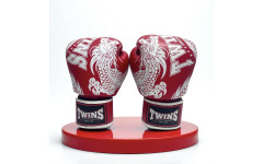 Боксерские перчатки TWINS Special FBGVL3-49 red white 16 oz Боксерские перчатки TWINS Special FBGVL3-49 red white 16 oz