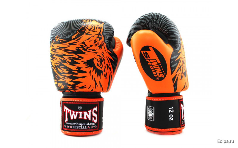 Боксерские перчатки Twins Special FBGVL50 orange 14 oz
