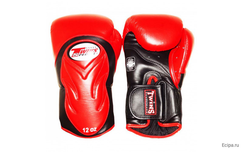 Боксерские перчатки BGVL6 black-red 16 oz