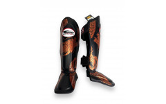 Защита голени Twins Special FSGL10-49 black brown - XL