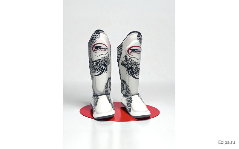 Защита голени Twins Special FSGL10-49 white black - L