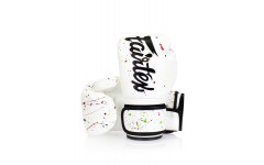 Боксерские перчатки Fairtex BGV14 painter white 14 oz