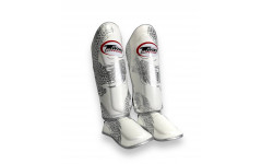 Защита голени Twins Special FSGL10-49 white silver - XL Защита голени Twins Special FSGL10-49 white silver - XL