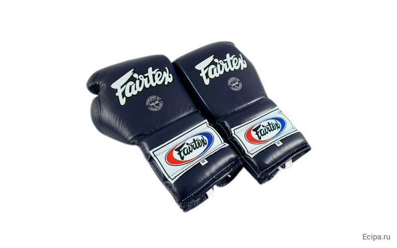 Перчатки боксерские на шнурке Fairtex BGL7 blue 16 oz