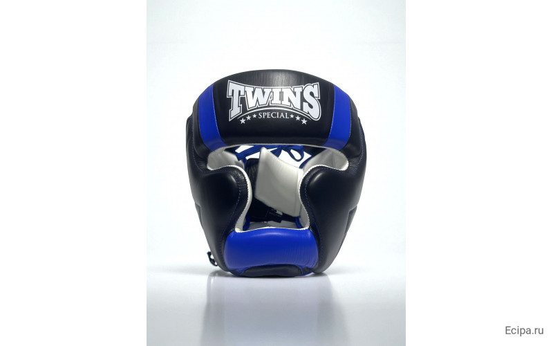 Шлем боксерский Twins Special HGL11 black blue XL