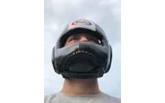 Шлем для бокса Fairtex с бампером HG4 black XL Шлем для бокса Fairtex с бампером HG4 black XL