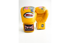Боксерские перчатки Twins FBGVL3-13 yellow 14 oz