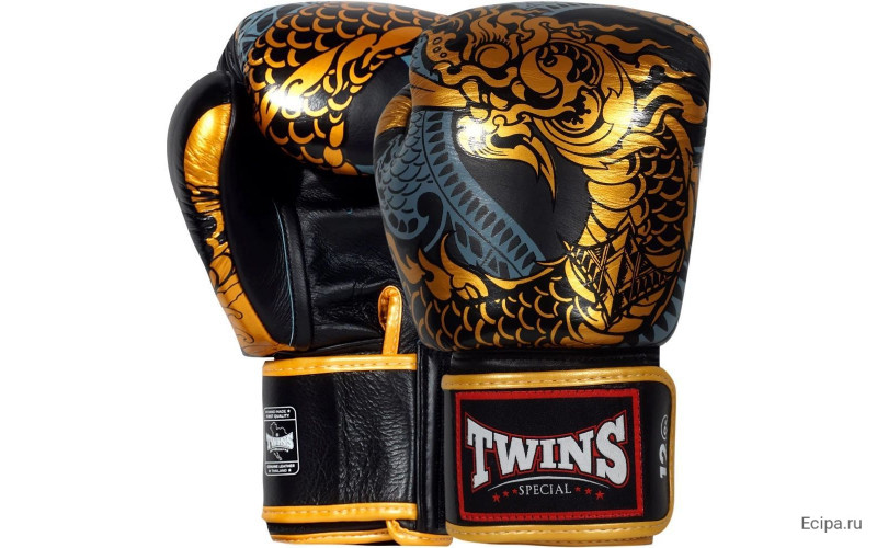 Боксерские перчатки FBGVL3-52 Dragon black gold 10 oz