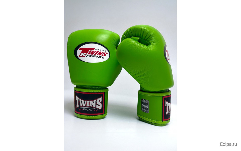 Боксерские перчатки Twins Special BGVL3 green neon 10 oz