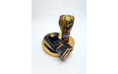 Боксерские перчатки TWINS FBGVL3-49 black gold 16 oz Боксерские перчатки TWINS FBGVL3-49 black gold 16 oz