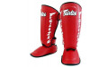 Защита голени Fairtex SP7 red M